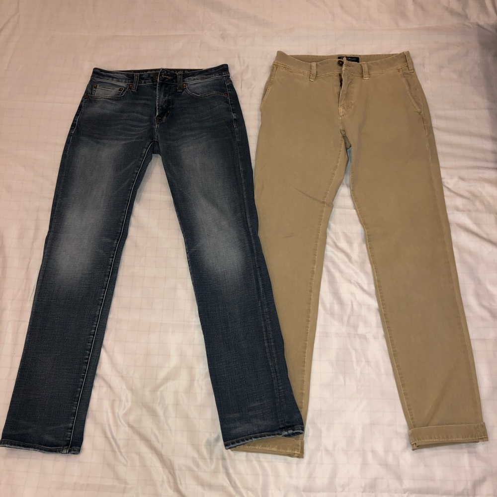 2/$20 only! American Eagle Jeans and Khaki Pants